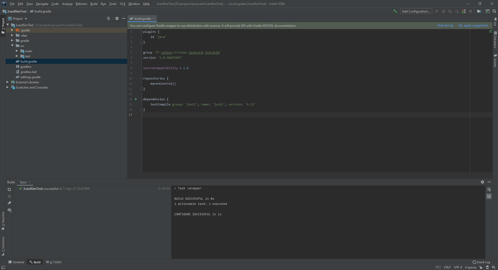 Ajout de dépendance