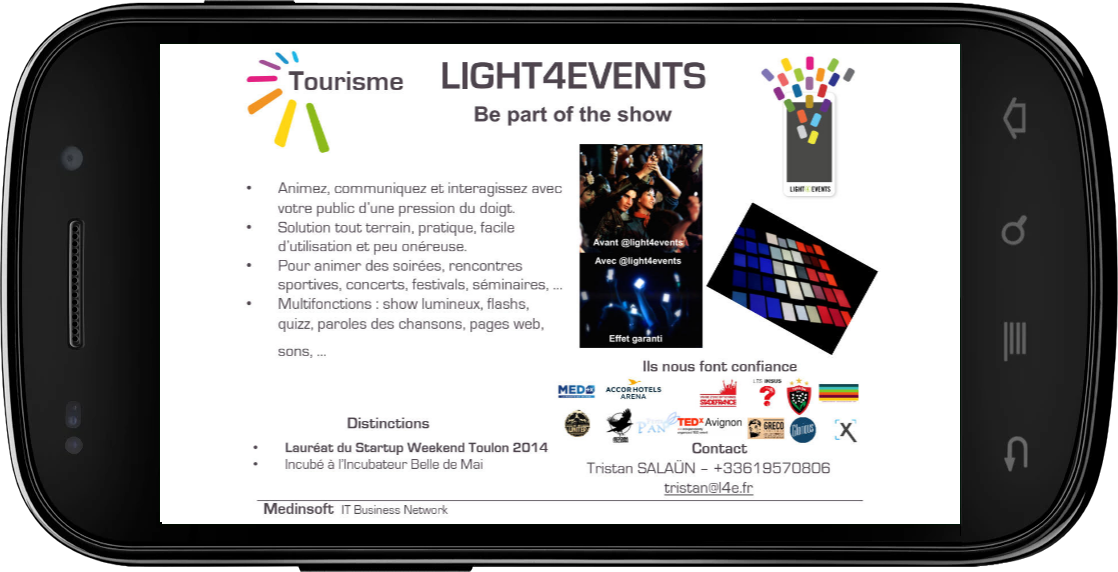 Screenshoot de Light4Events