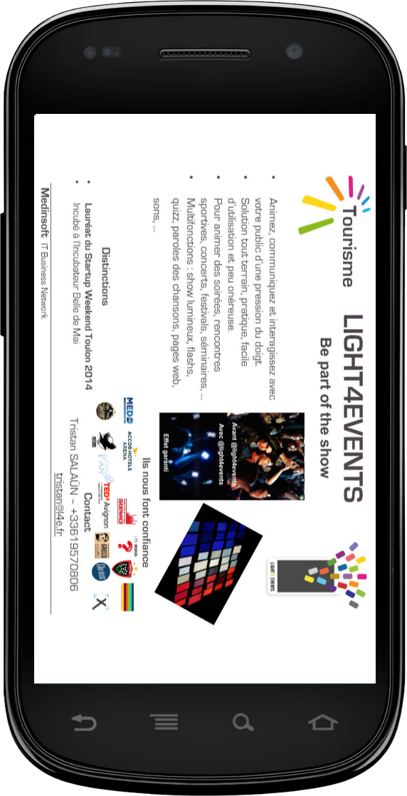 Screenshoot de Light4Events