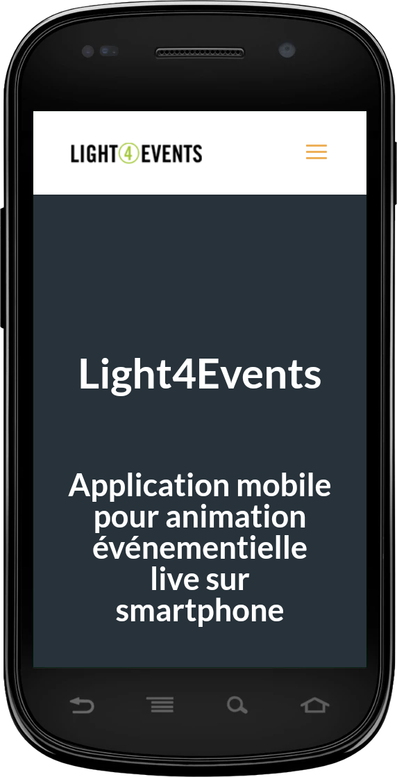 Screenshoot de Light4Events